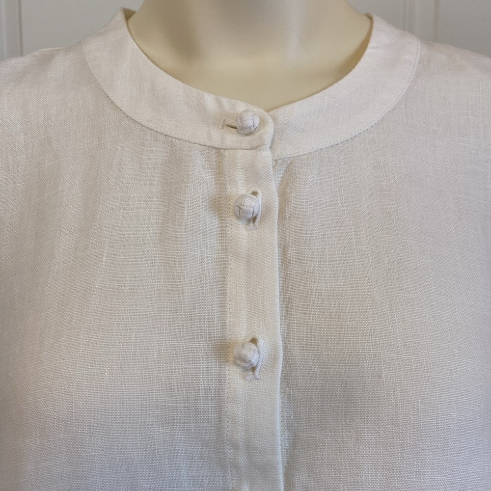 J.Jill White Linen Dress XL NWT - Picture 2 of 6
